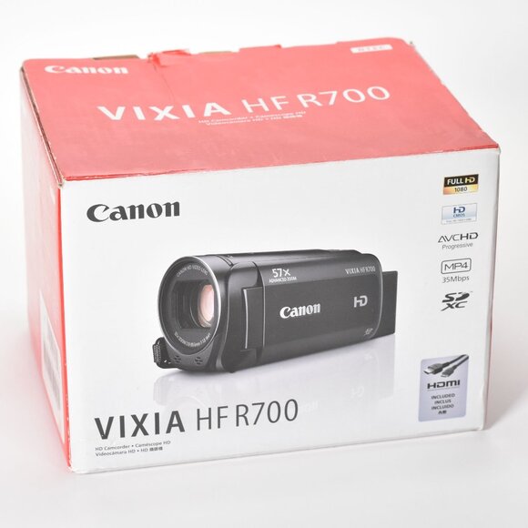 Canon VIXIA HF R700 Full HD Camcorder Kit With Advanced Zoom & Accessories - Picture 16 of 16